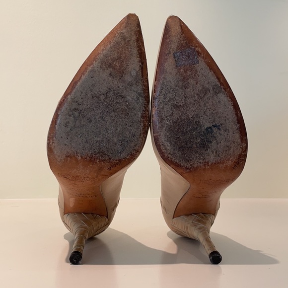 Yves Saint Laurent YSL size 39 nude custom heels - Picture 9 of 11